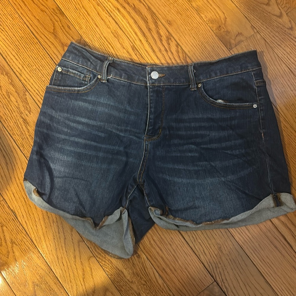 Time and Tru Jean Shorts